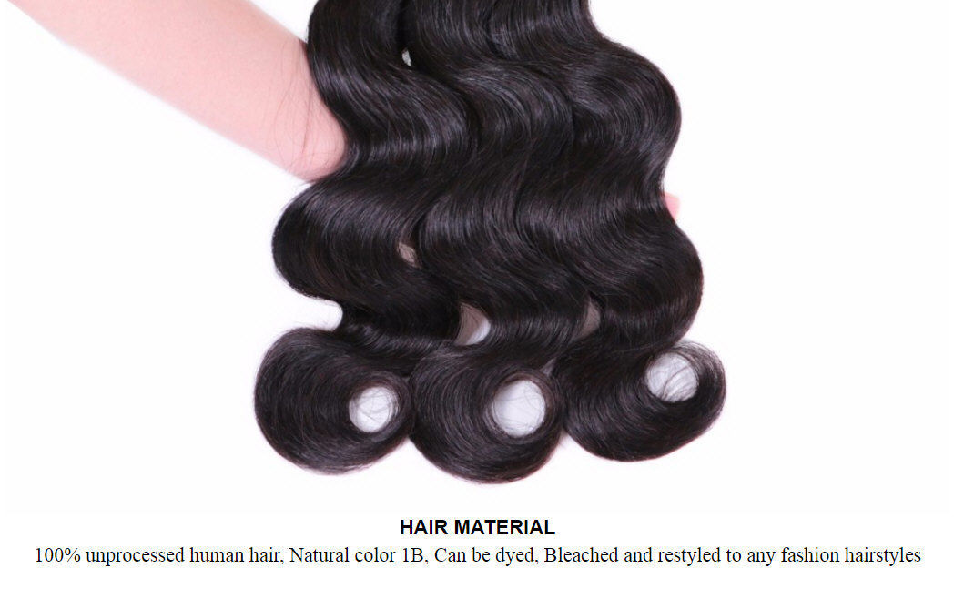 Photo de Rosa Hair Brazilian Hair Weave Bundles Body Wave Virgin Human Hair Extension Products FAST SHIPPING