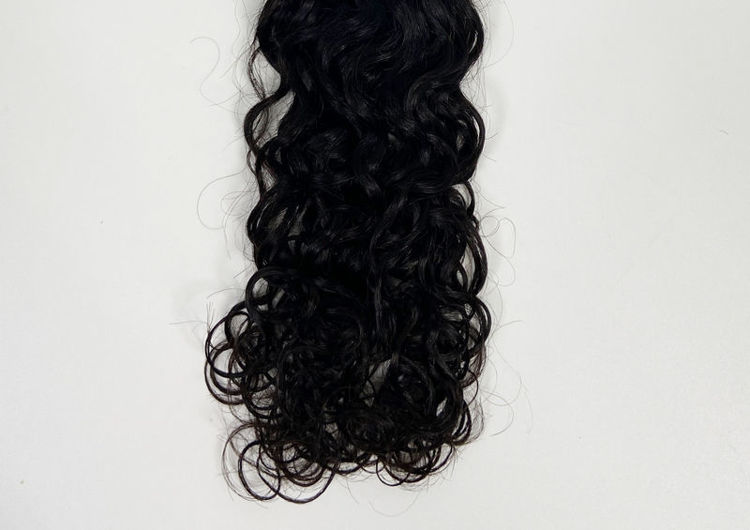 Picture of Rosa Hair Brazilian Natural Wave More Wave Hair Bundles Natural Color 1B 100% Human Hair Extensions