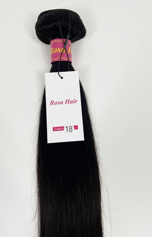 Photo de Rosa Hair Brazilian Straight Hair Bundles 100% Human Hair Extensions Weave Virgin Natural Color Products