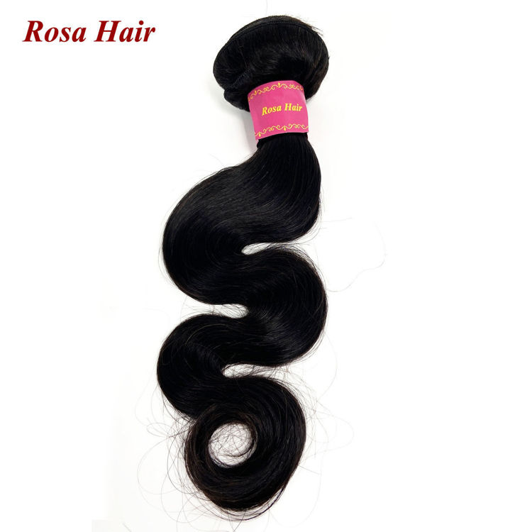 Photo de Rosa Hair Brazilian Hair Weave Bundles Body Wave Virgin Human Hair Extension Products FAST SHIPPING