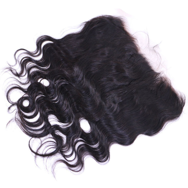 Photo de Rosa Hair Ear to Ear Lace Frontal Closure 13x4 13x6 Transparent Lace Pre Plucked Brazilian Body Wave Human Hair Virgin Hair