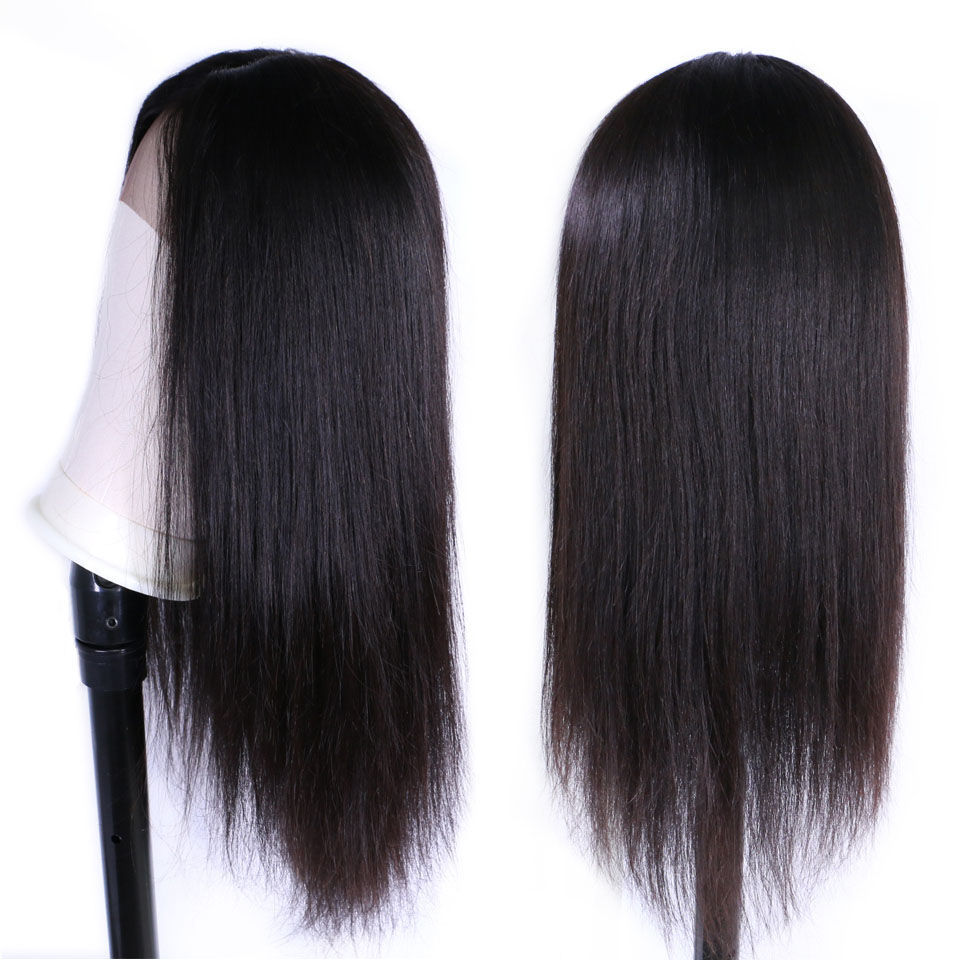 Photo de Rosa Hair Straight Front Wigs for Women Lace Front Human Hair Wigs Brazilian Straight T Part Lace Frontal Wig