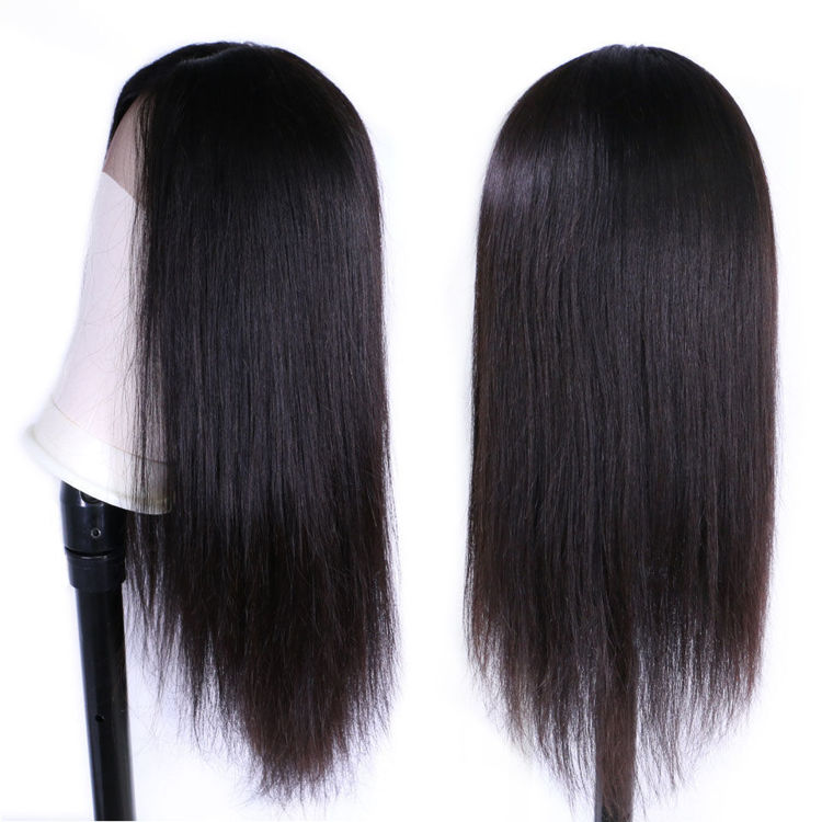 Picture of Rosa Hair Straight Front Wigs for Women Lace Front Human Hair Wigs Brazilian Straight T Part Lace Frontal Wig